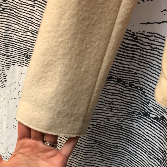 Geiger of Austria Cream Women’s Boiled Wool Blazer Sz. S - Picture 8 of 15